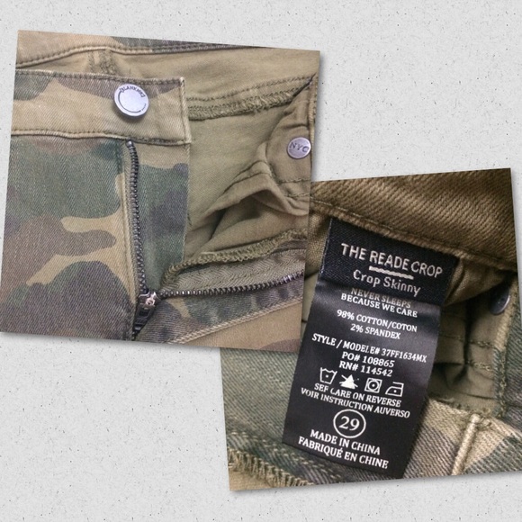 Blank NYC Camouflage The Reade Crop Skinny Jeans - Picture 8 of 8